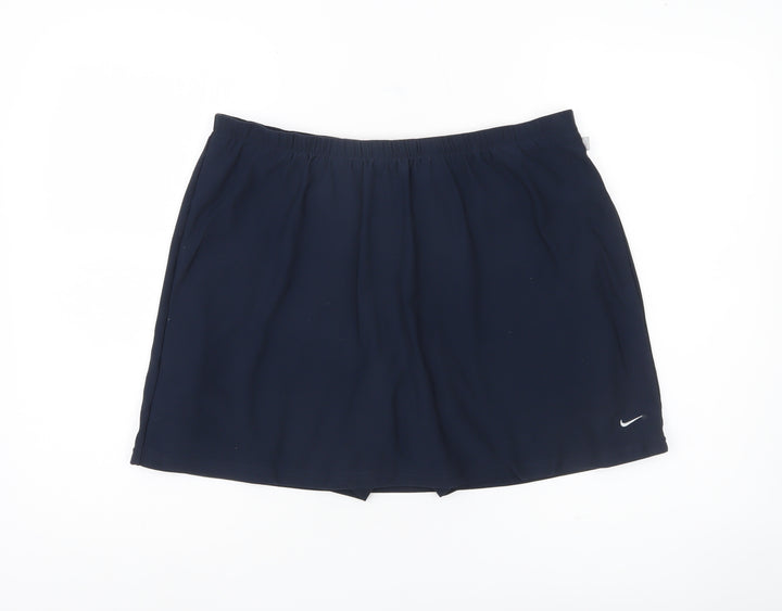 Nike Women's Blue XL Athletic Skort Tennis Running Dri-Fit Sportswear