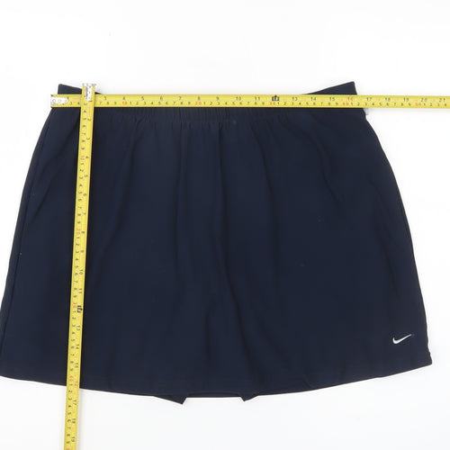 Nike Women's Blue XL Athletic Skort Tennis Running Dri-Fit Sportswear