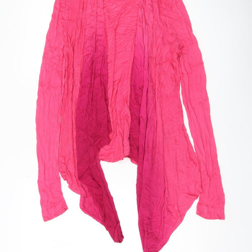 Marks and Spencer Women’s Pink Wrap Cardigan UK 10 Long Sleeve