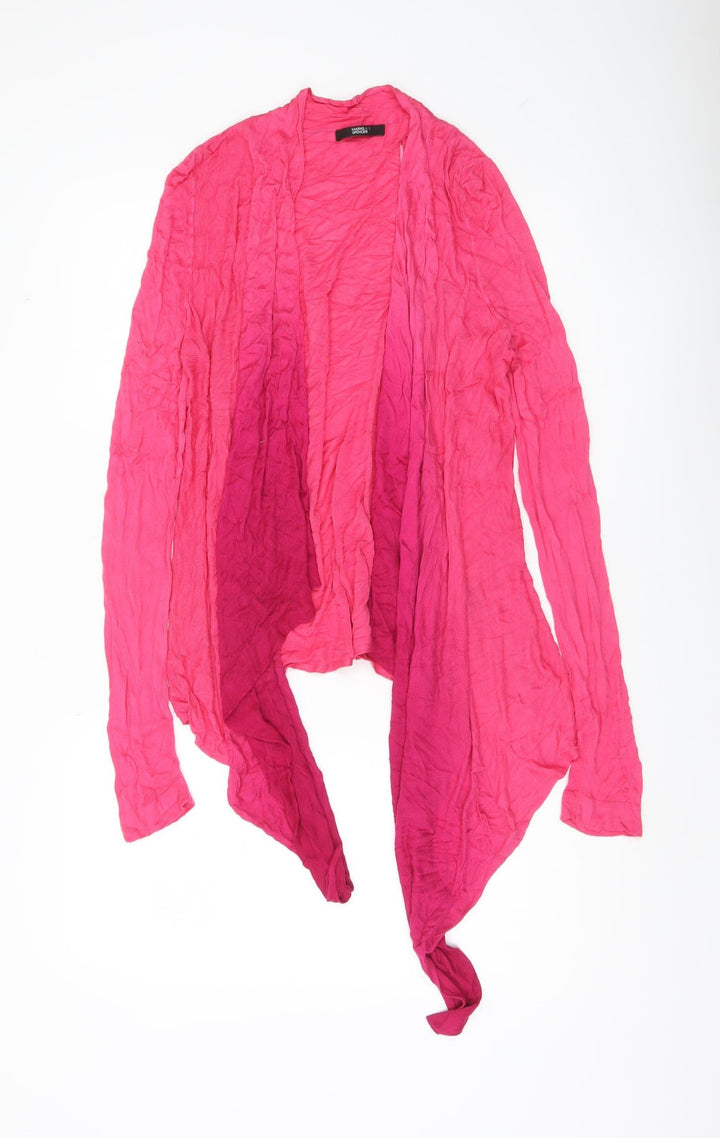 Marks and Spencer Women’s Pink Wrap Cardigan UK 10 Long Sleeve