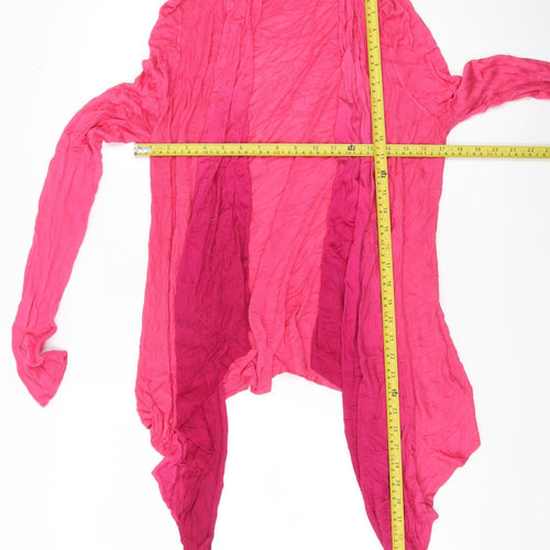 Marks and Spencer Women’s Pink Wrap Cardigan UK 10 Long Sleeve