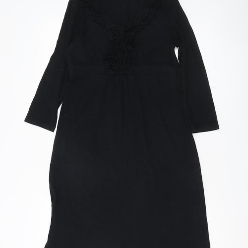 Boden Women’s Black Size 12 Sheath Knee Length Dress