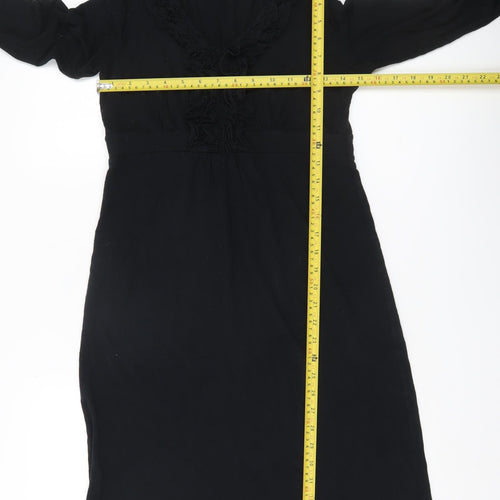 Boden Women’s Black Size 12 Sheath Knee Length Dress