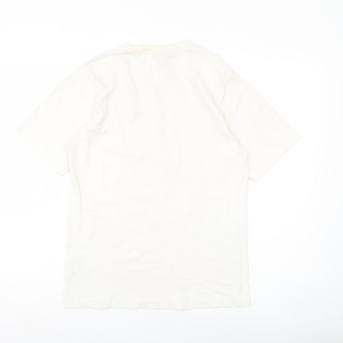 Nike Men’s White Just Do It Graphic T-Shirt Size S Regular Fit