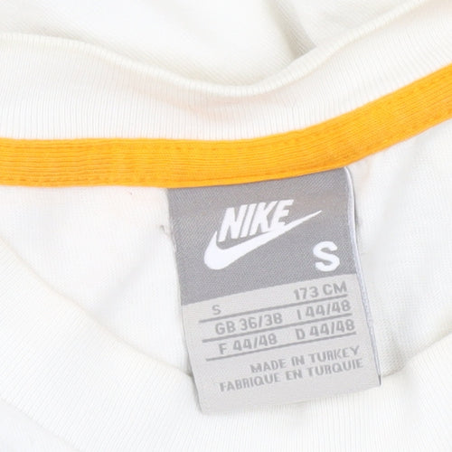Nike Men’s White Just Do It Graphic T-Shirt Size S Regular Fit