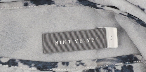 Mint Velvet Women’s Multicoloured Floral Ruffle Blouse Size 10