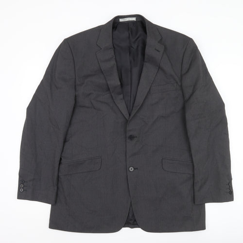 Burton Men’s Grey Blazer Jacket 42R Regular Fit Business Wedding