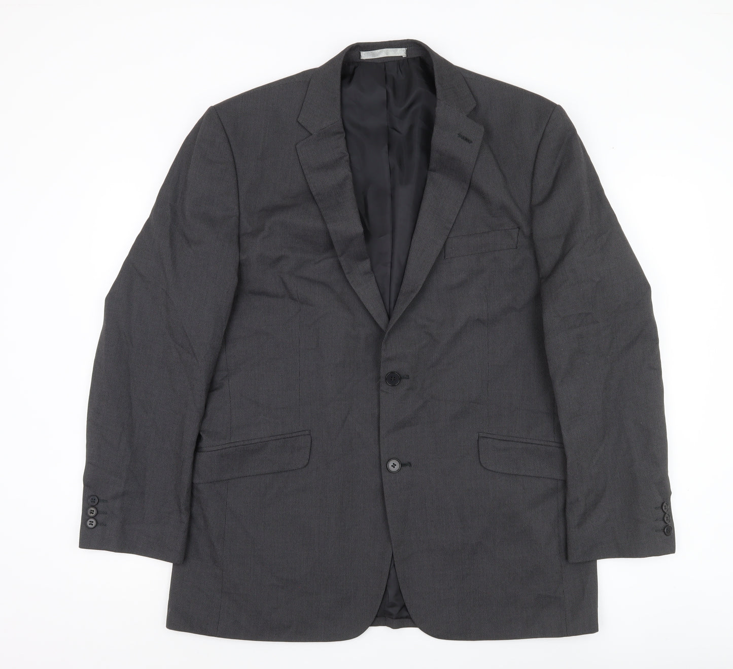 Burton Men’s Grey Blazer Jacket 42R Regular Fit Business Wedding