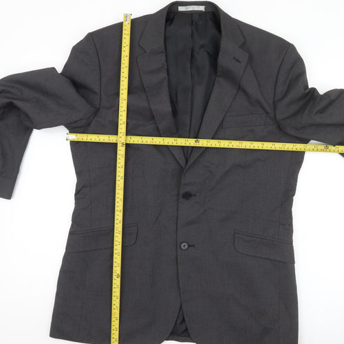 Burton Men’s Grey Blazer Jacket 42R Regular Fit Business Wedding