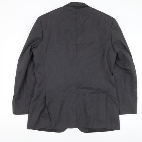 Burton Men’s Grey Blazer Jacket 42R Regular Fit Business Wedding