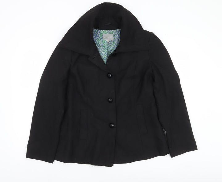 Marks and Spencer Per Una Womens Black Blazer Jacket Size 14