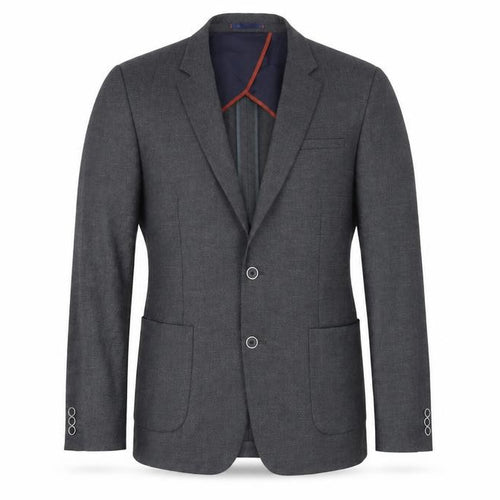 River Island Men’s Grey Blazer Jacket UK 42 Regular Fit Formal