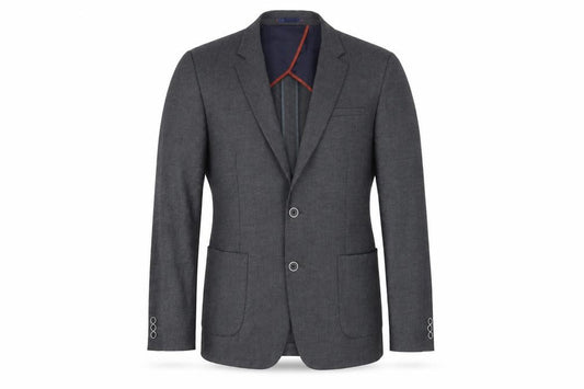 River Island Men’s Grey Blazer Jacket UK 42 Regular Fit Formal