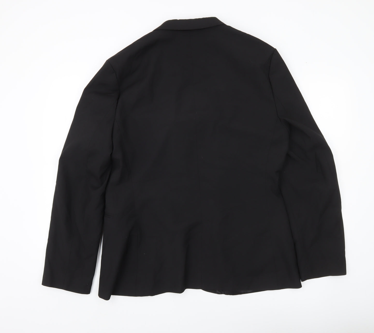 ASOS Design Men's Black 44R Blazer Jacket Regular Fit One Button