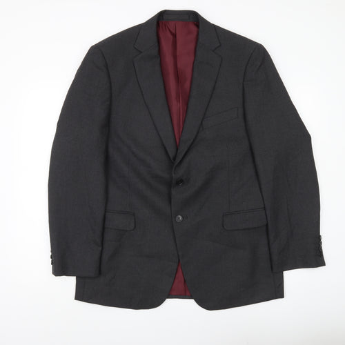 Marks and Spencer Men's Grey 42 Chest Regular Fit Blazer Jacket