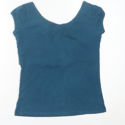 Breastfeed With Confidence Women’s Blue UK 10 Nursing Scoop Neck T-Shirt