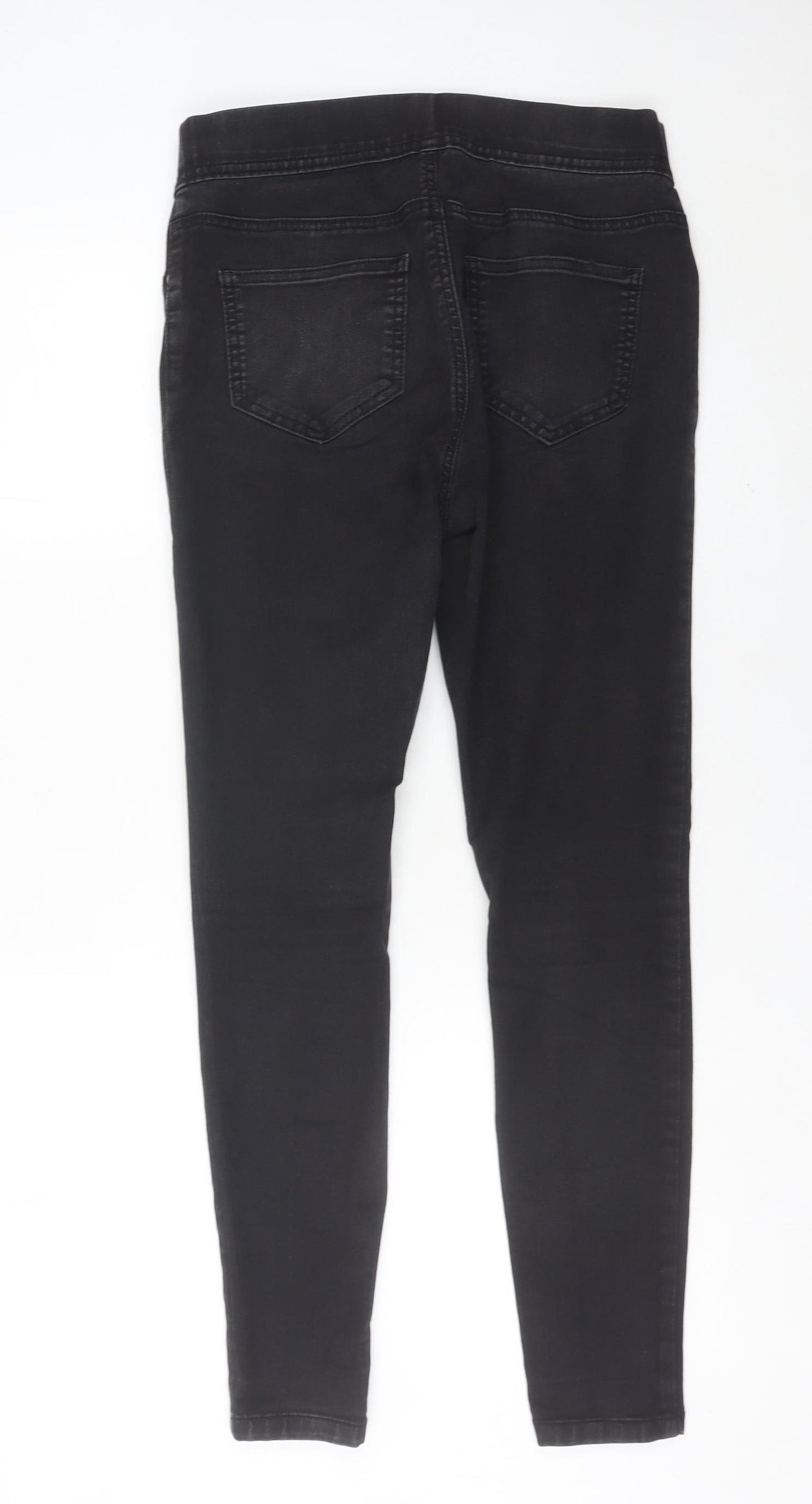 Tu Women Black Size 12 Skinny Stretch Jeans Slim Fit