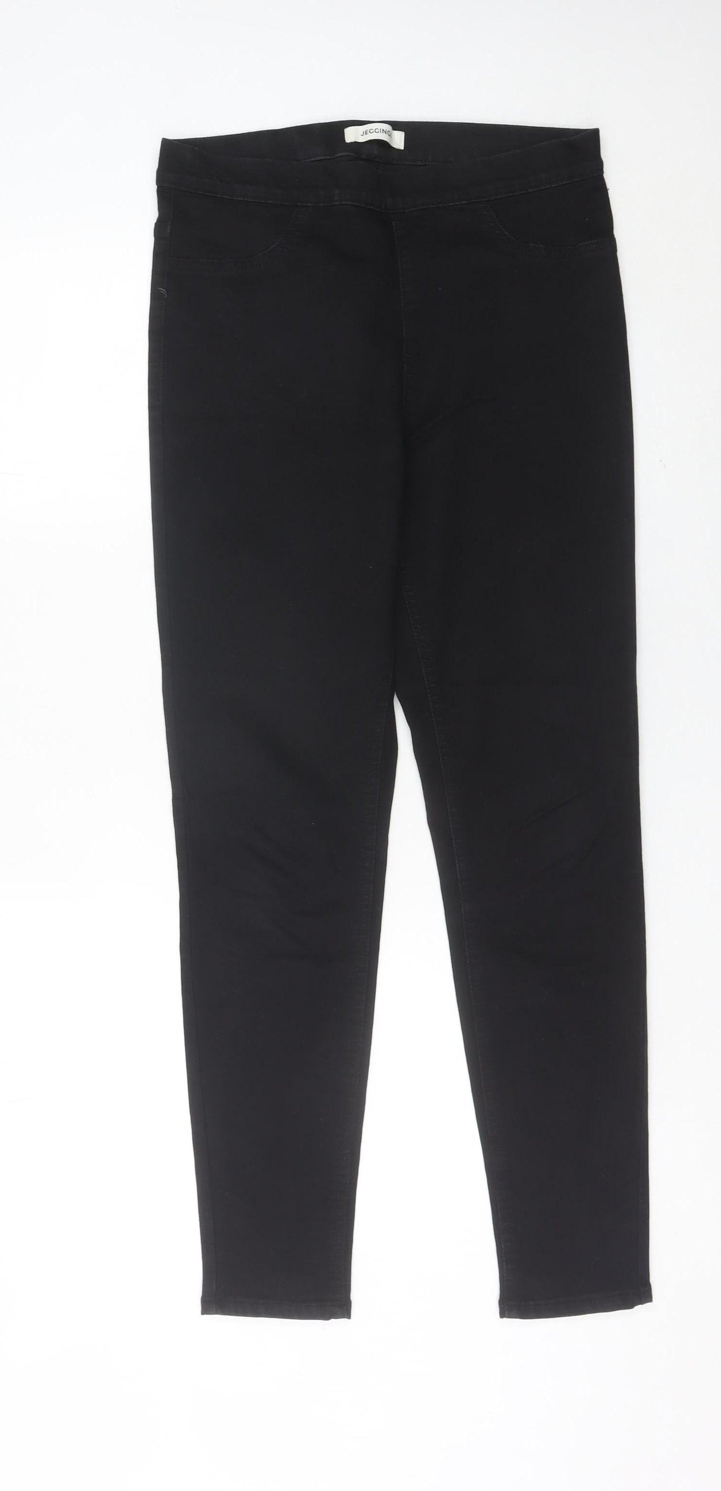 Marks and Spencer Womens Black Jeggings Size 12 Regular Fit