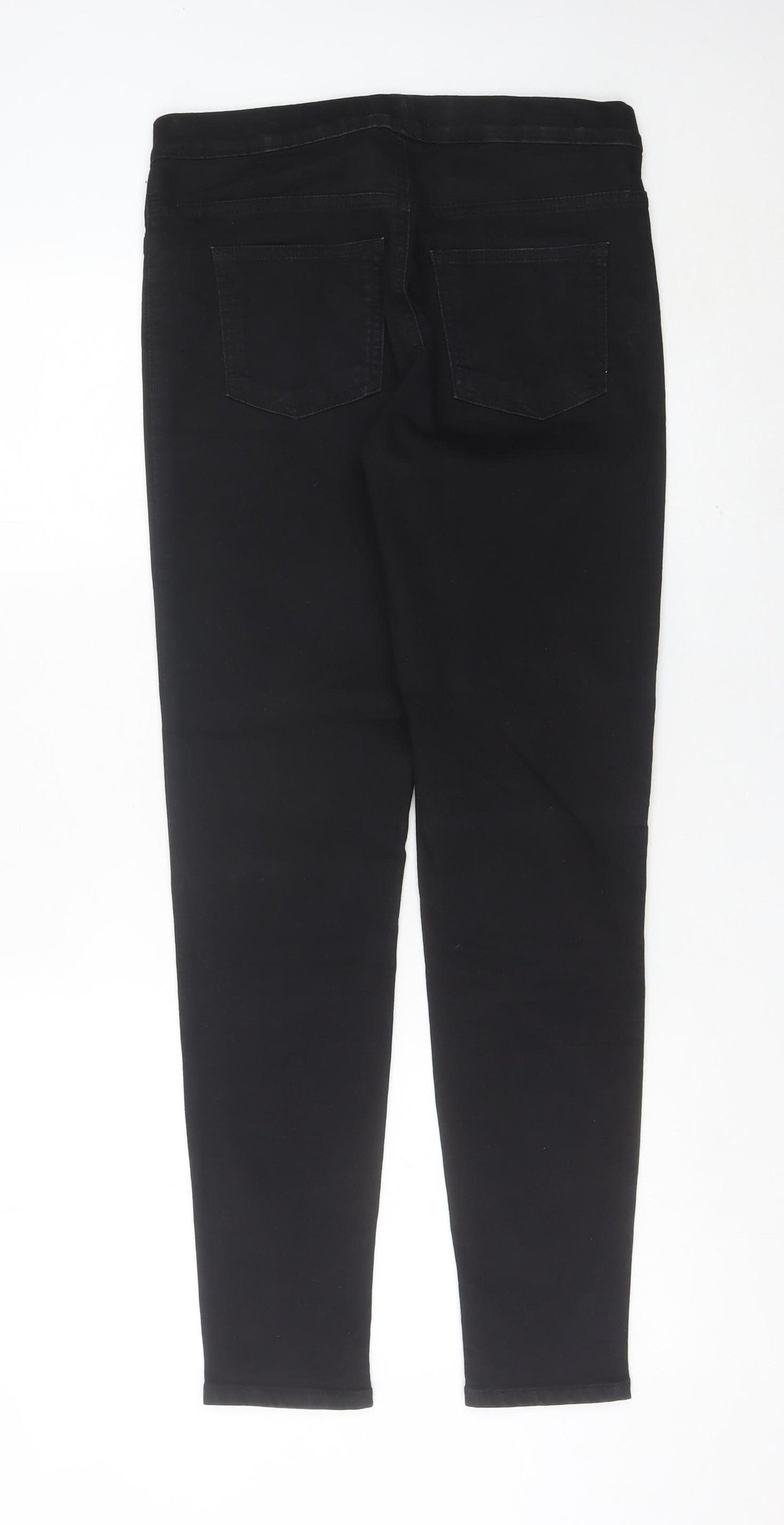 Marks and Spencer Womens Black Jeggings Size 12 Regular Fit