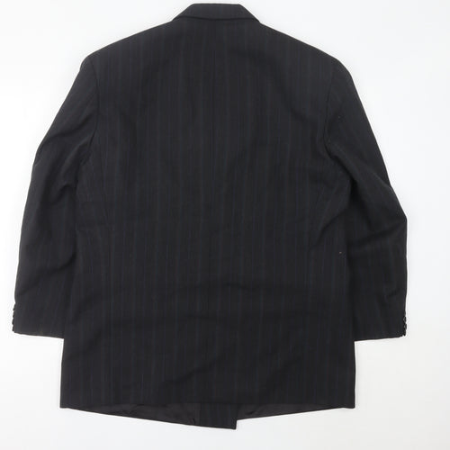 Marks and Spencer St Michael Men’s Grey Pinstripe Blazer 42in Chest Medium