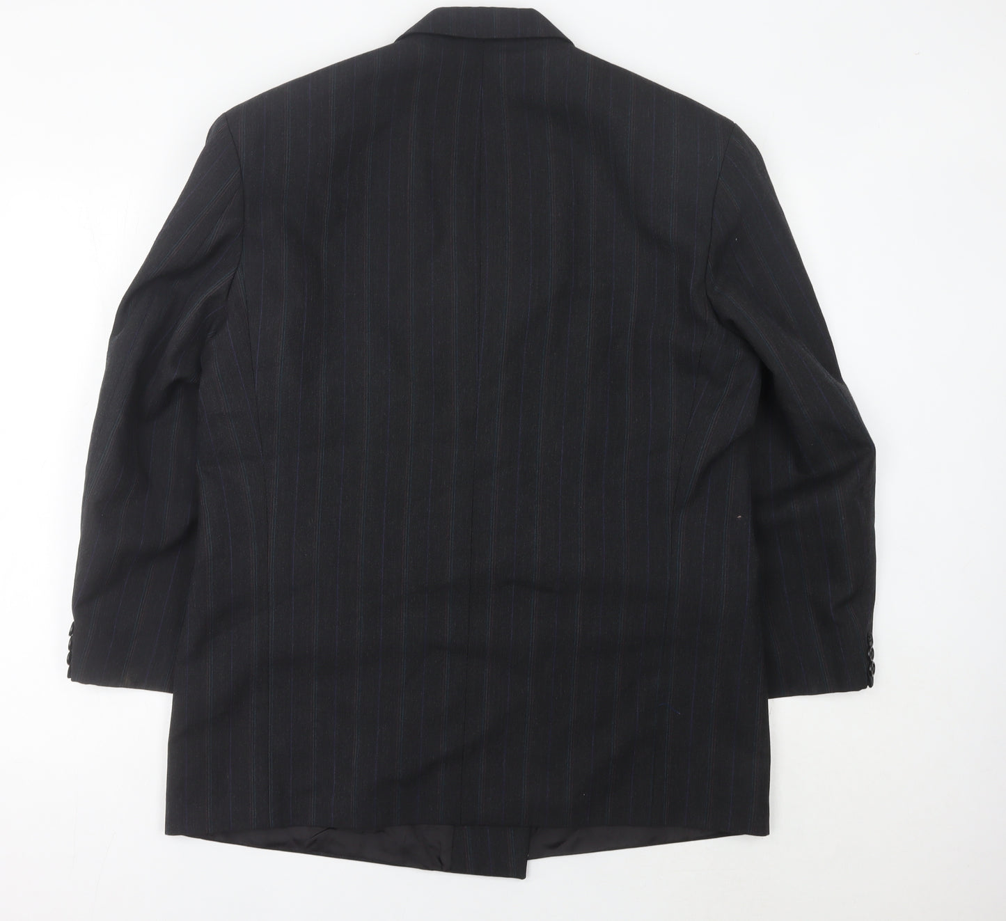 Marks and Spencer St Michael Men’s Grey Pinstripe Blazer 42in Chest Medium
