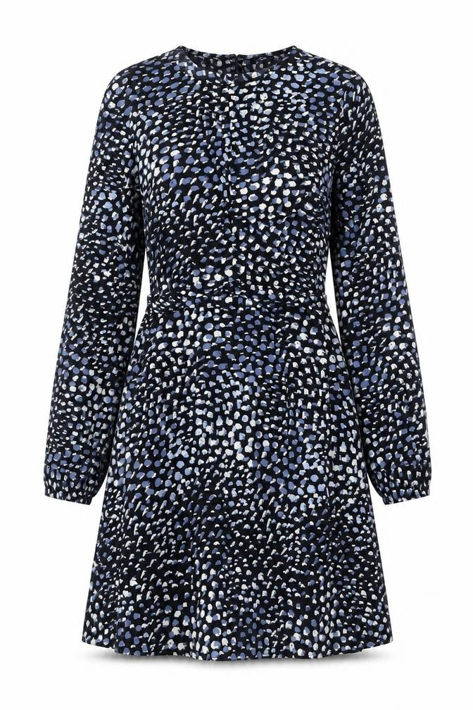 Warehouse Womens Multicoloured Animal Print A-Line Dress UK 14