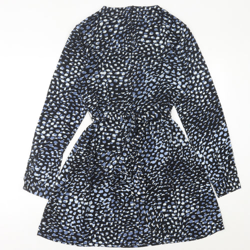 Warehouse Womens Multicoloured Animal Print A-Line Dress UK 14