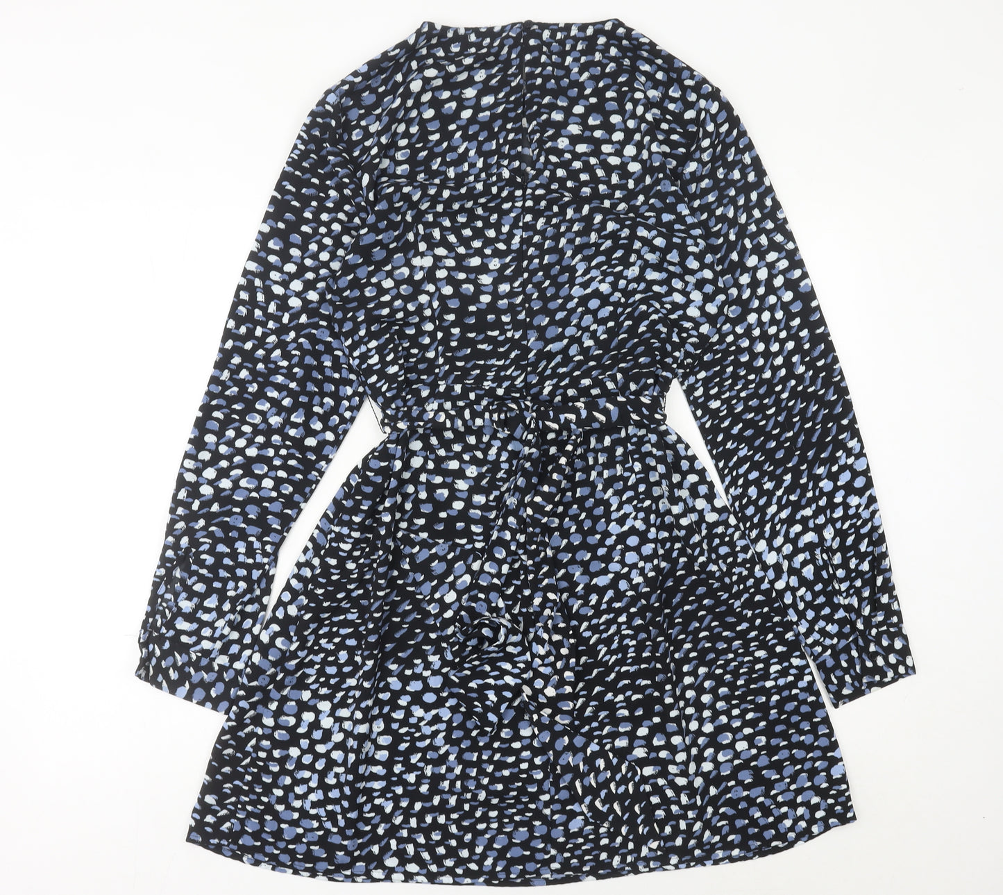 Warehouse Womens Multicoloured Animal Print A-Line Dress UK 14