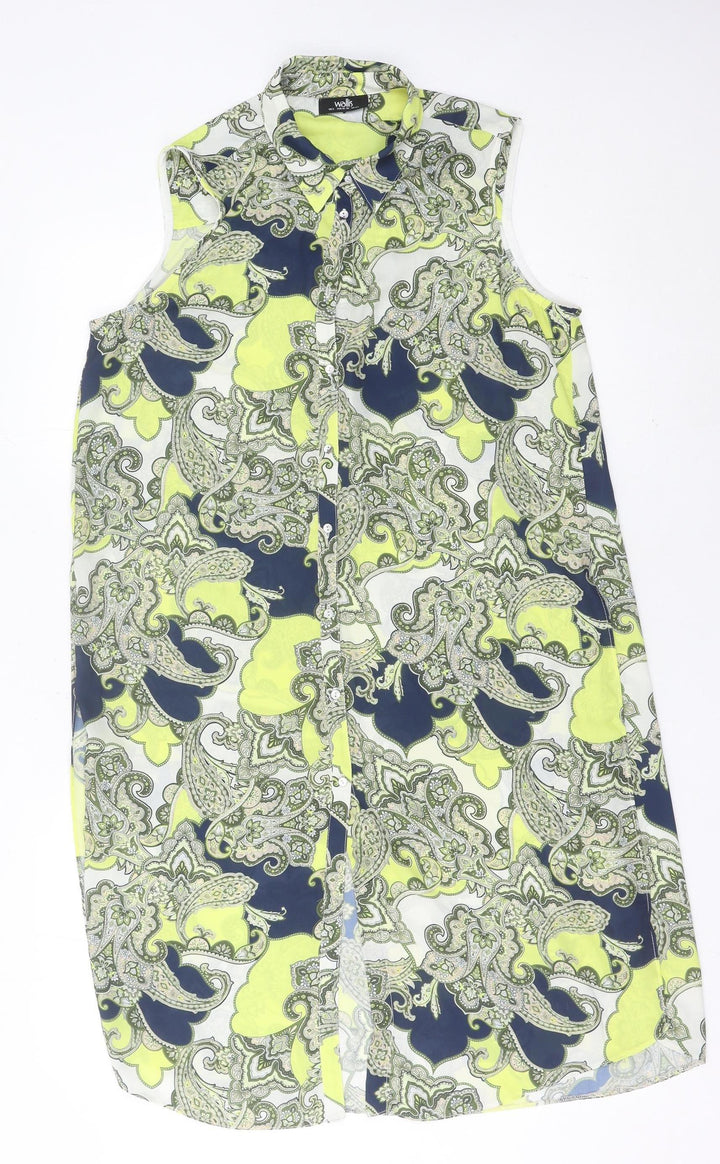 Wallis Women’s Multicoloured Paisley Shirt Dress Size S