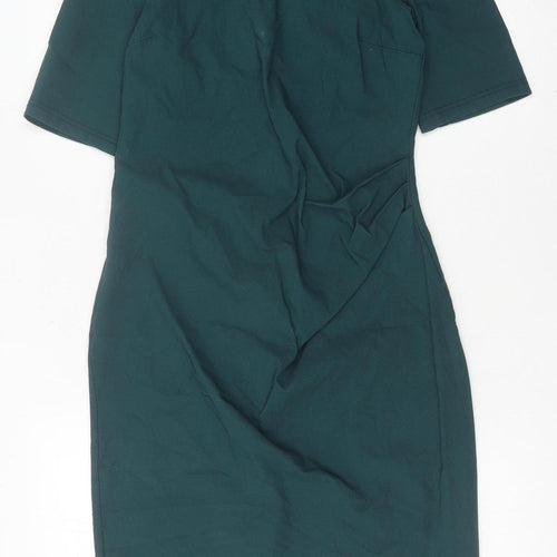 Apricot Women’s Green Bodycon Knee Length Dress UK 12