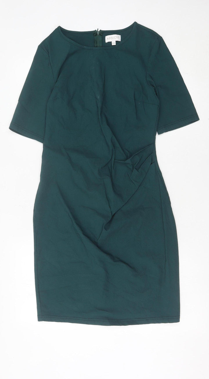 Apricot Women’s Green Bodycon Knee Length Dress UK 12