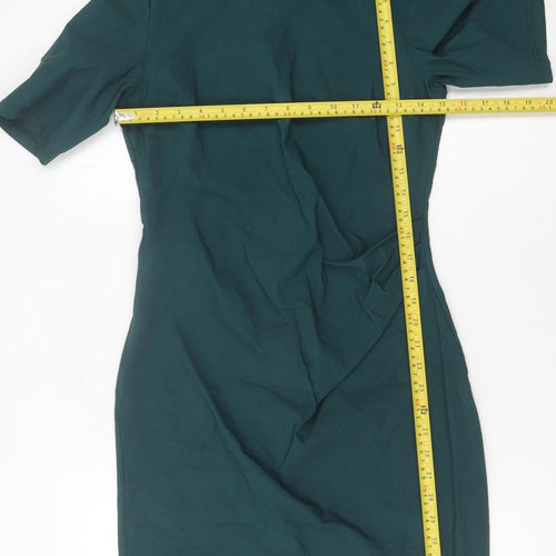Apricot Women’s Green Bodycon Knee Length Dress UK 12