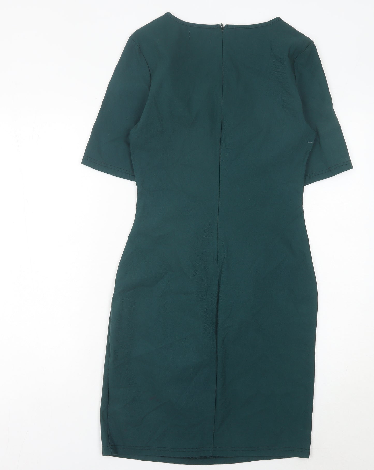 Apricot Women’s Green Bodycon Knee Length Dress UK 12