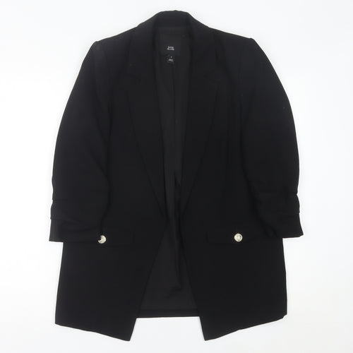 River Island Womens Black Size 6 Blazer Jacket Workwear