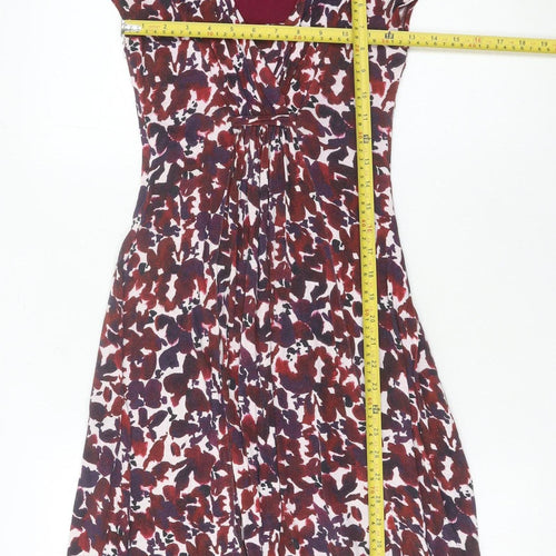 Jigsaw Womens Multicoloured XS A-Line Viscose Knee Dress