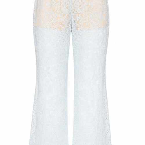 In The Style Womens Blue Lace Flared Dress Pants Size 6