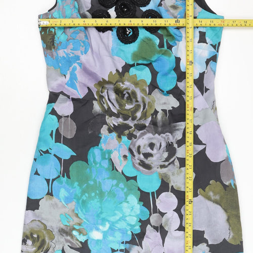 Monsoon Women’s Multicoloured Floral Sheath Dress Size 10