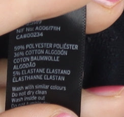 Topshop Women Black Bodycon Short Dress UK 12 Party Cocktail