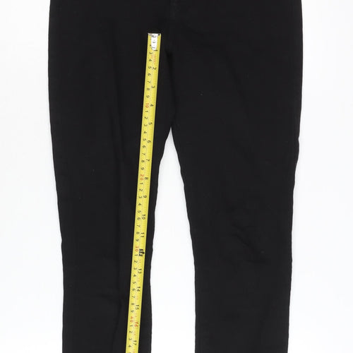 Mango Women’s Black Skinny Jeans Size 6 Slim Fit Cotton Blend