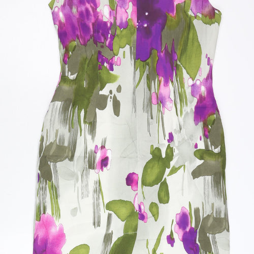 Alex & Co. Women’s Multicoloured Floral Shift Dress Size 10 Sleeveless
