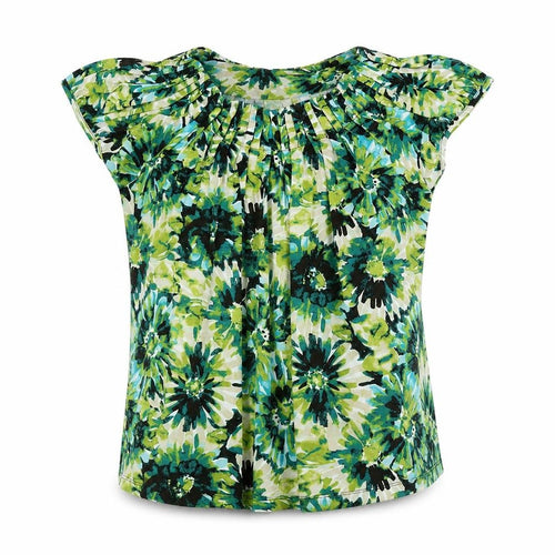 Style & Co Women’s Multicoloured Floral Tunic Blouse PL Petite L