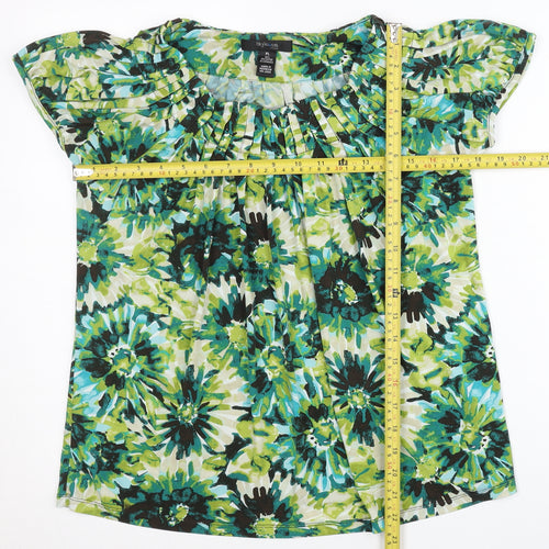 Style & Co Women’s Multicoloured Floral Tunic Blouse PL Petite L