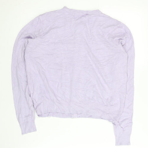 Marks and Spencer Womens Purple Size 14 Cardigan Knitwear