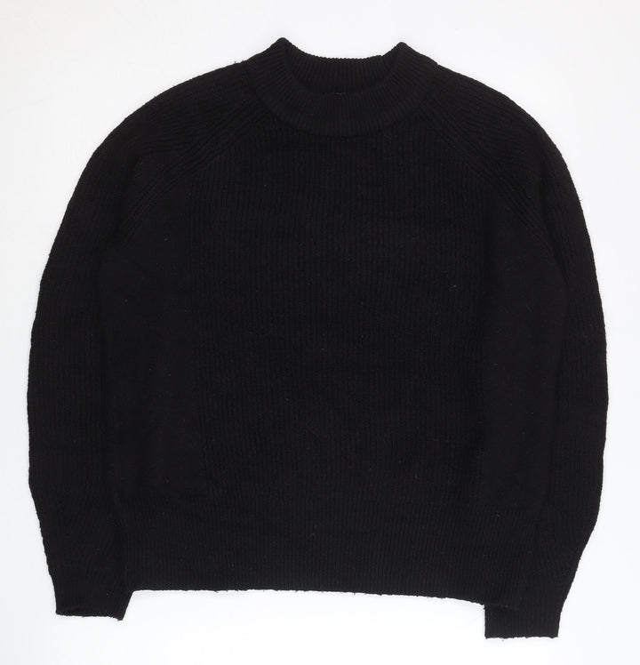 Marks and Spencer Womens Black Pullover Jumper M Long Sleeve Knit