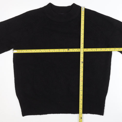 Marks and Spencer Womens Black Pullover Jumper M Long Sleeve Knit