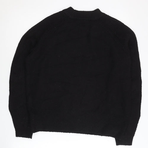 Marks and Spencer Womens Black Pullover Jumper M Long Sleeve Knit