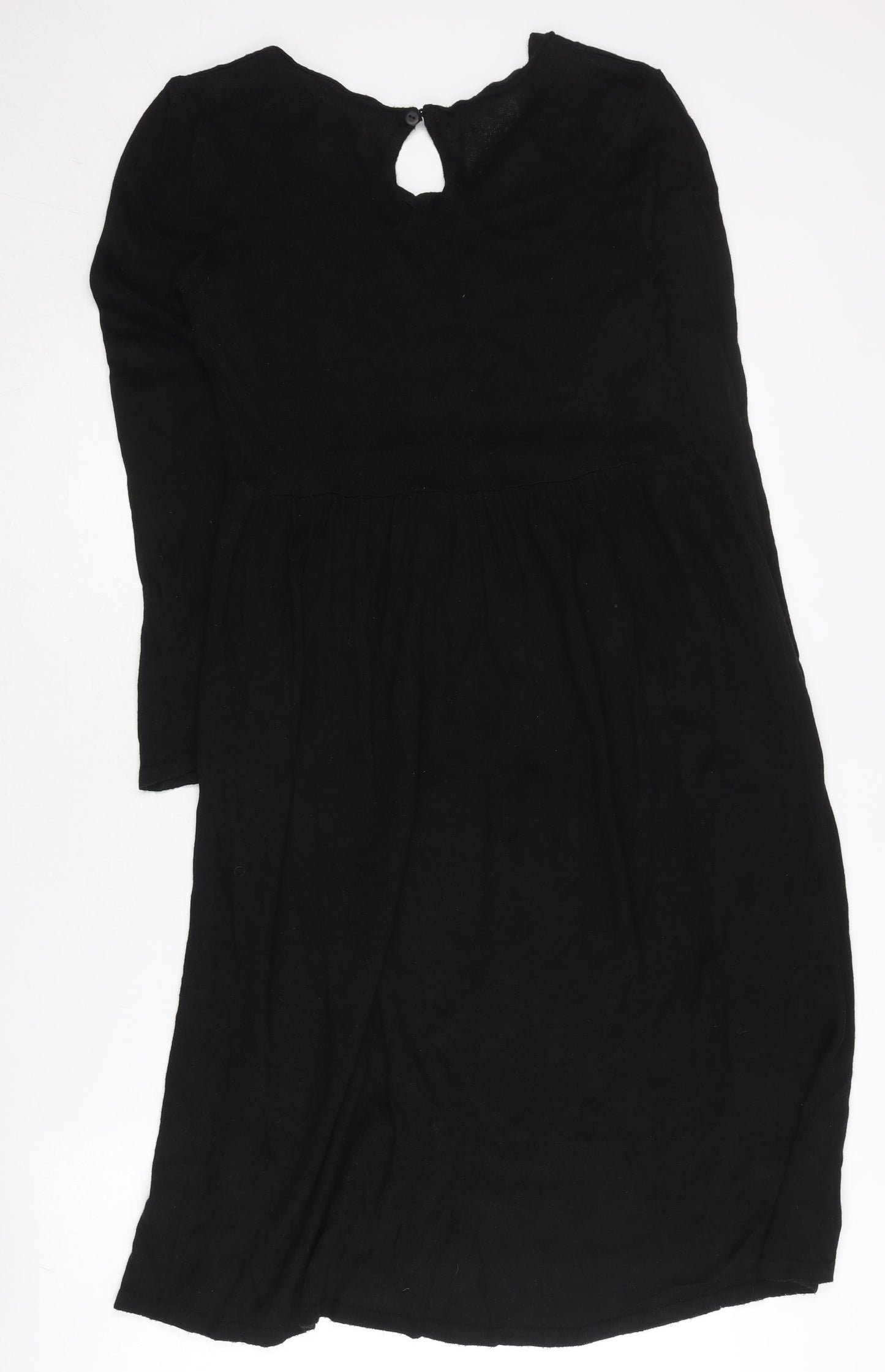 ASOS Maternity Women's Black A-Line Knee Length Dress Size 10