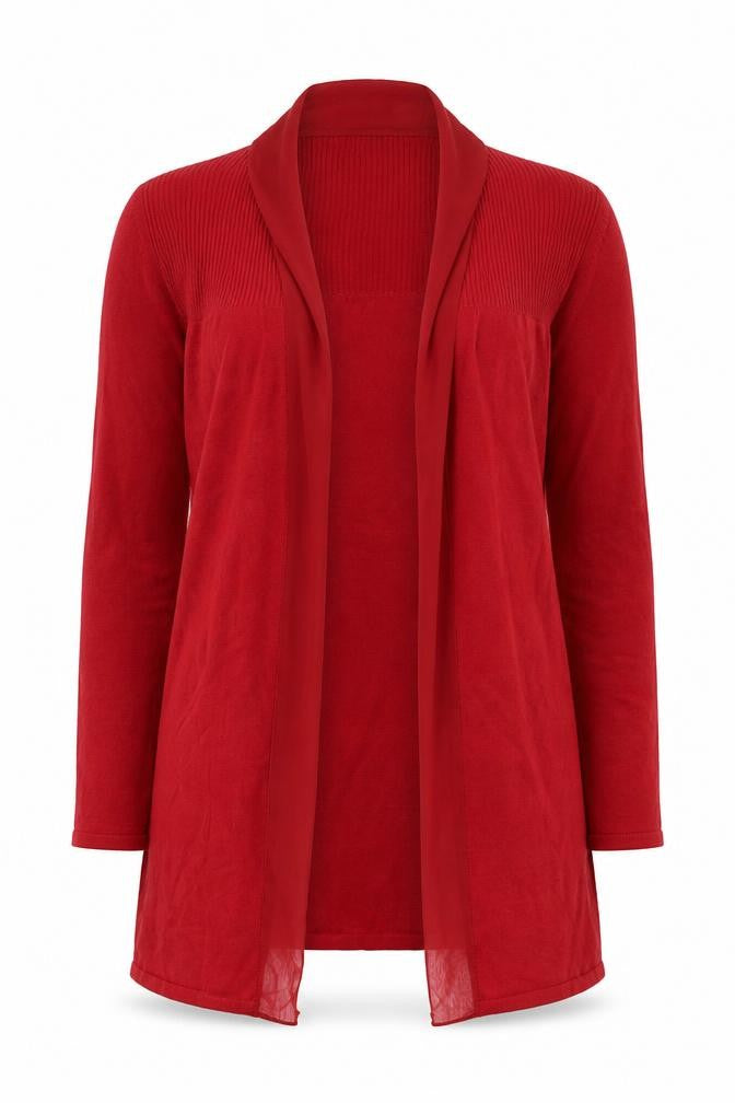 Marks and Spencer Women’s Red Long Sleeve Cardigan Size S