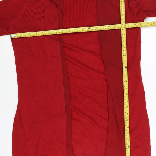 Marks and Spencer Women’s Red Long Sleeve Cardigan Size S