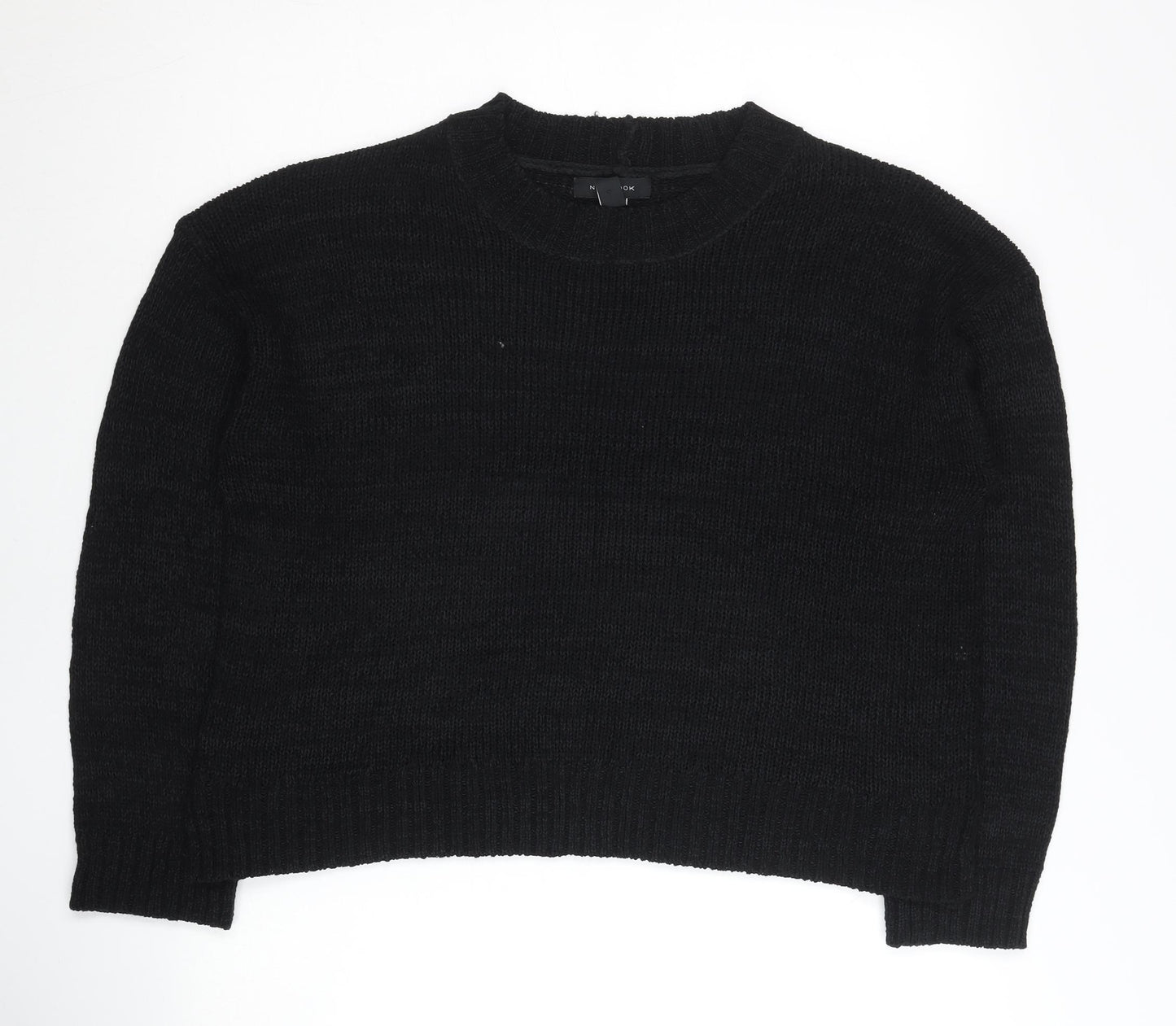 New Look Women’s Black Medium Pullover Jumper Crew Neck Knit